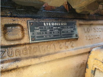 Двигатель и запчасти LIEBHERR