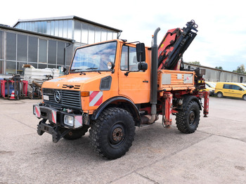 Грузовик бортовой/ Платформа, Автоманипулятор UNIMOG U1450 Palfinger PK 105B AHK STANDHEIZUNG: фото 3