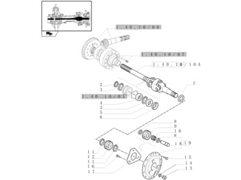 Приводный вал NEW HOLLAND