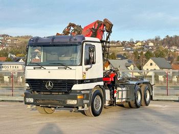 Крюковой мультилифт, Автоманипулятор Mercedes-Benz ACTROS 3340 * ABROLLKIPPER * EPSILON E245ZA /6x4: фото 2