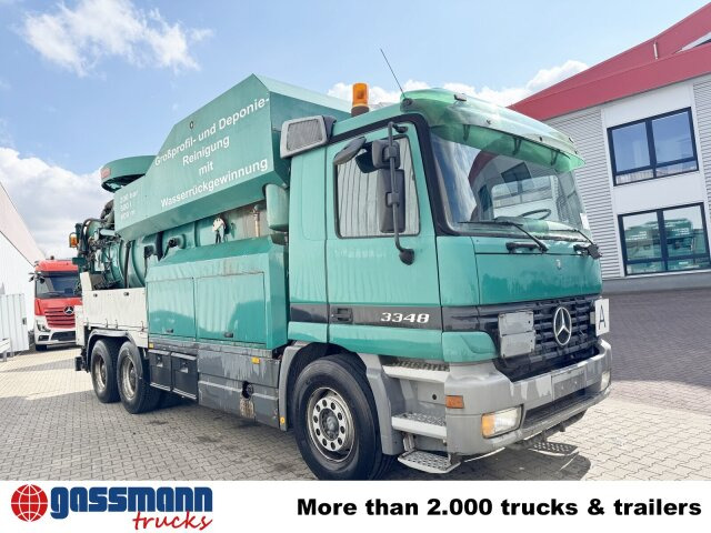 Подметально-уборочная машина Mercedes-Benz Actros 3348 6x4, V8, Kroll Saug-/Spülwagen ca.: фото 9