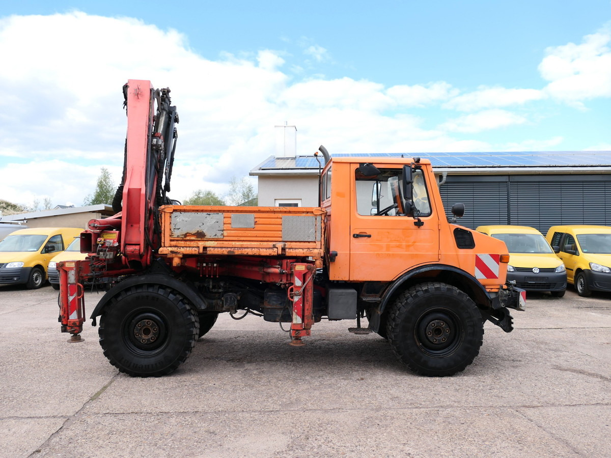 Грузовик бортовой/ Платформа, Автоманипулятор UNIMOG U1450 Palfinger PK 105B AHK STANDHEIZUNG: фото 8