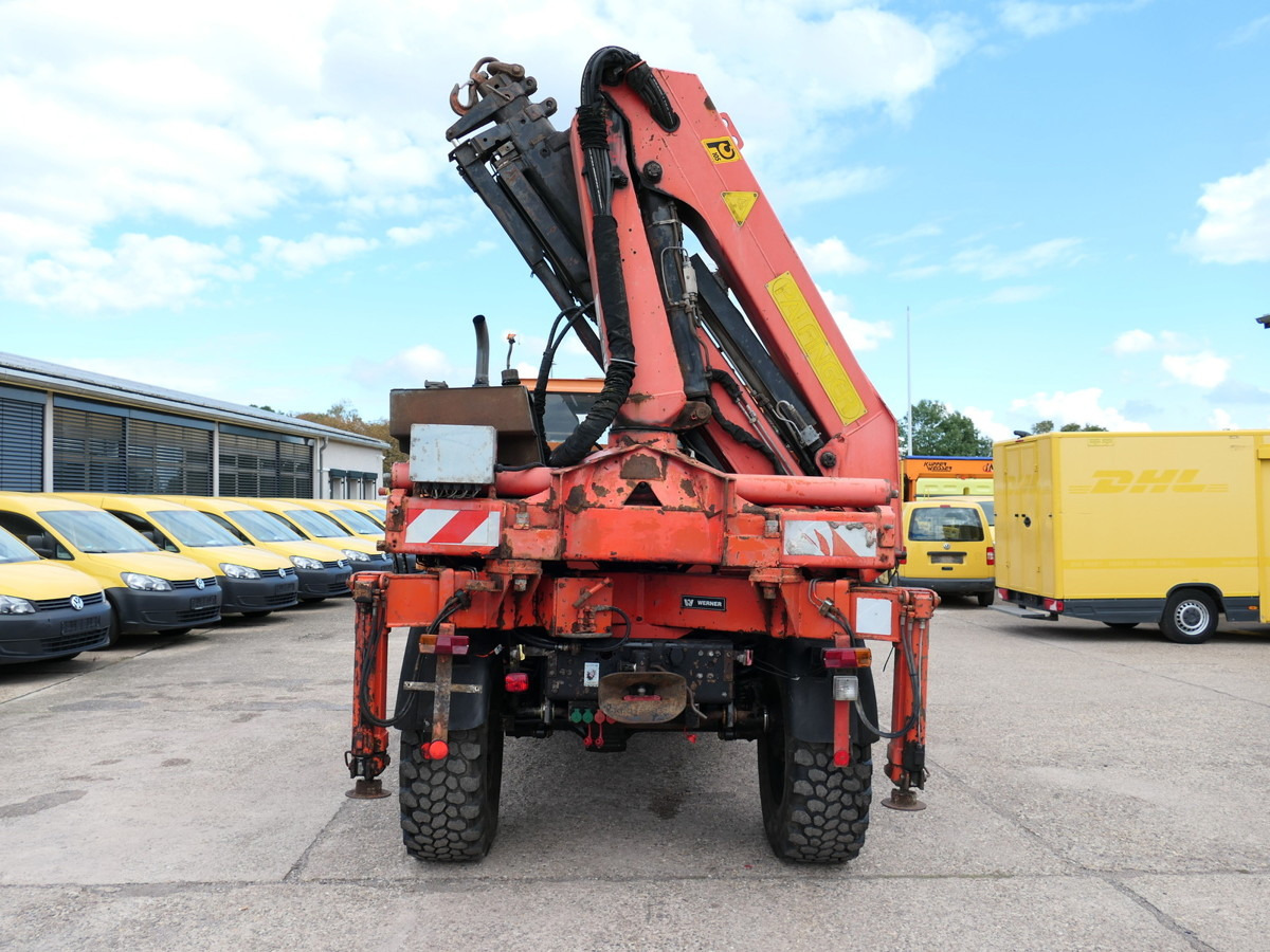 Грузовик бортовой/ Платформа, Автоманипулятор UNIMOG U1450 Palfinger PK 105B AHK STANDHEIZUNG: фото 9