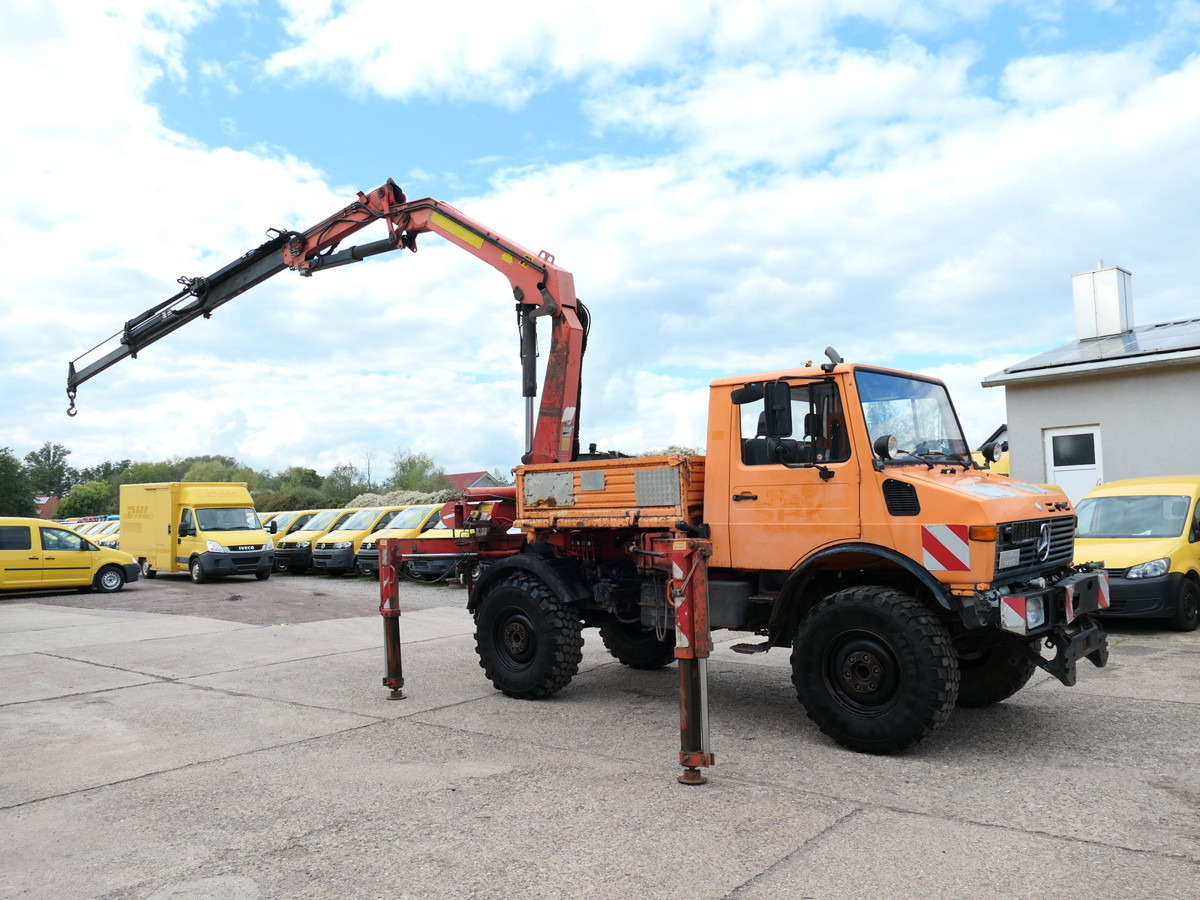 Грузовик бортовой/ Платформа, Автоманипулятор UNIMOG U1450 Palfinger PK 105B AHK STANDHEIZUNG: фото 10