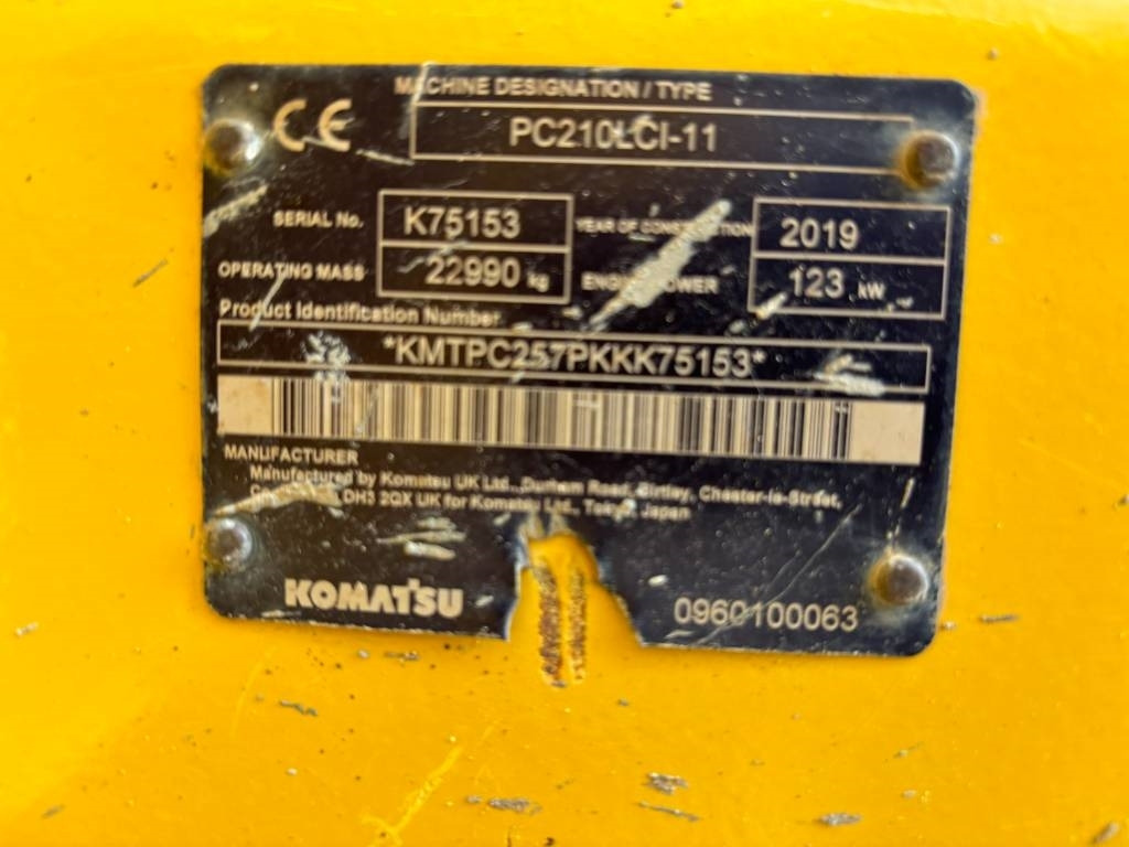 Гусеничный экскаватор Komatsu PC 210 LC - 11 -- PC210lci-11 -- incl GPS unit: фото 13