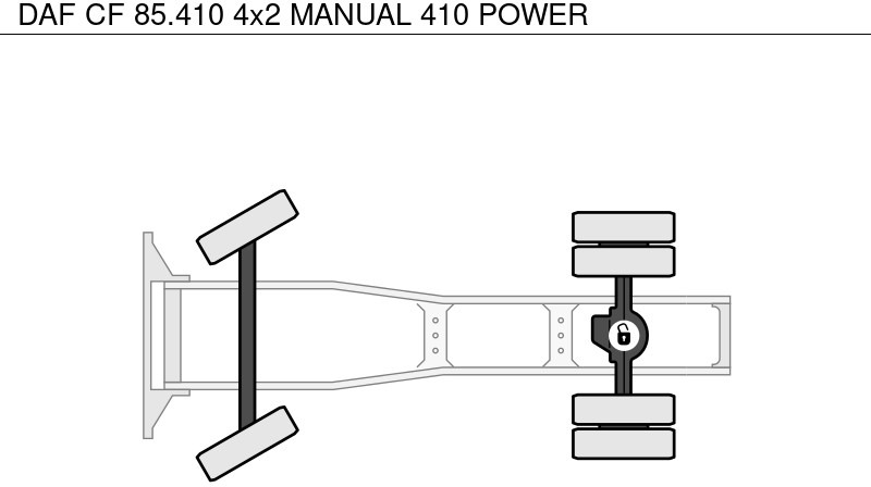 Тягач DAF CF 85.410 4x2 MANUAL 410 POWER: фото 11