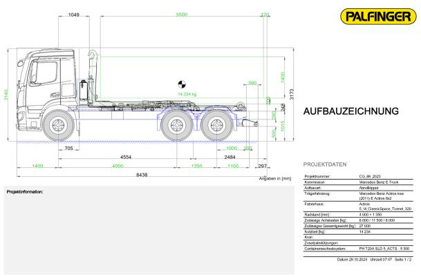 Крюковой мультилифт Mercedes-Benz eActros 300 L: фото 8