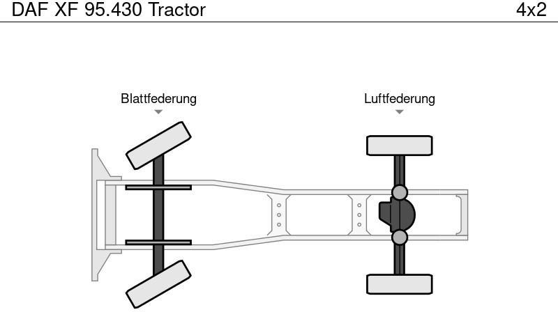 Тягач DAF XF 95.430 Tractor: фото 17