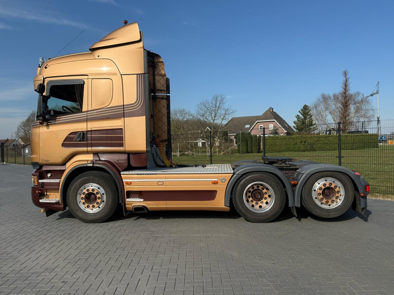 Тягач Scania R 730 V8, SHOWTRUCK VOLLUCHT, RETARDER,  HYDRAULIEK, BOOGIE, ALU WIELEN, LEER.: фото 10