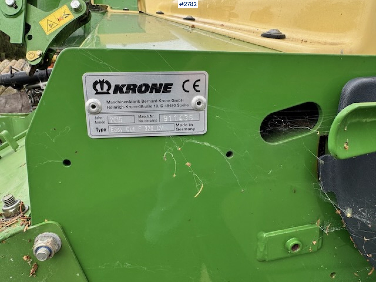 Косилка 2015 Krone Easy Cut F 320 CV front mower: фото 16