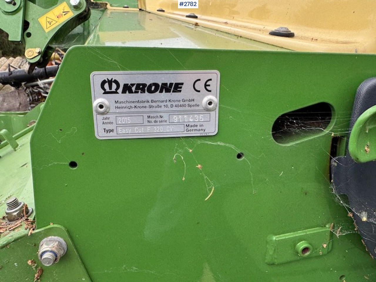 Косилка 2015 Krone Easy Cut F 320 CV front mower: фото 17