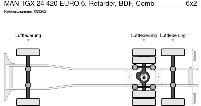 MAN TGX 24 420 EURO 6, Retarder, BDF, Combi лизинг MAN TGX 24 420 EURO 6, Retarder, BDF, Combi: фото 14