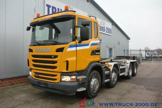 Крюковой мультилифт Scania G 480 8x4 24 T Retarder Deutscher LKW: фото 9