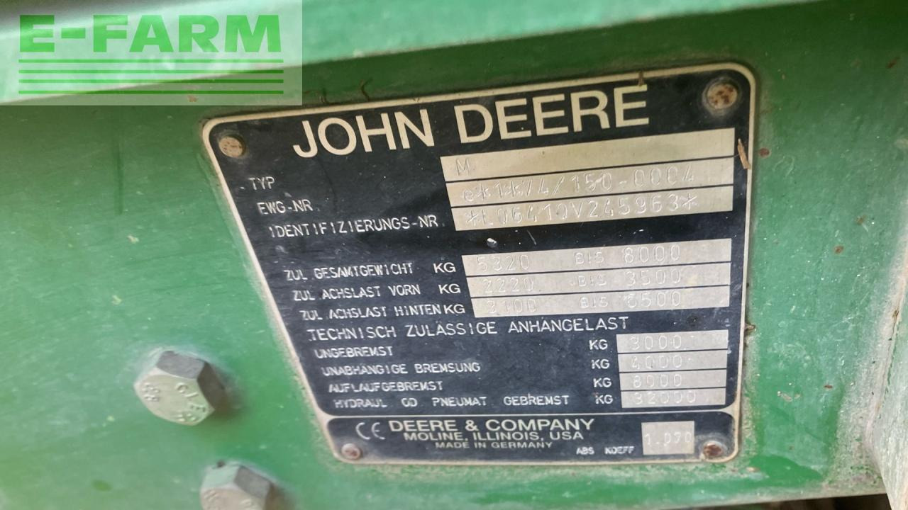 Трактор John Deere 6410: фото 13