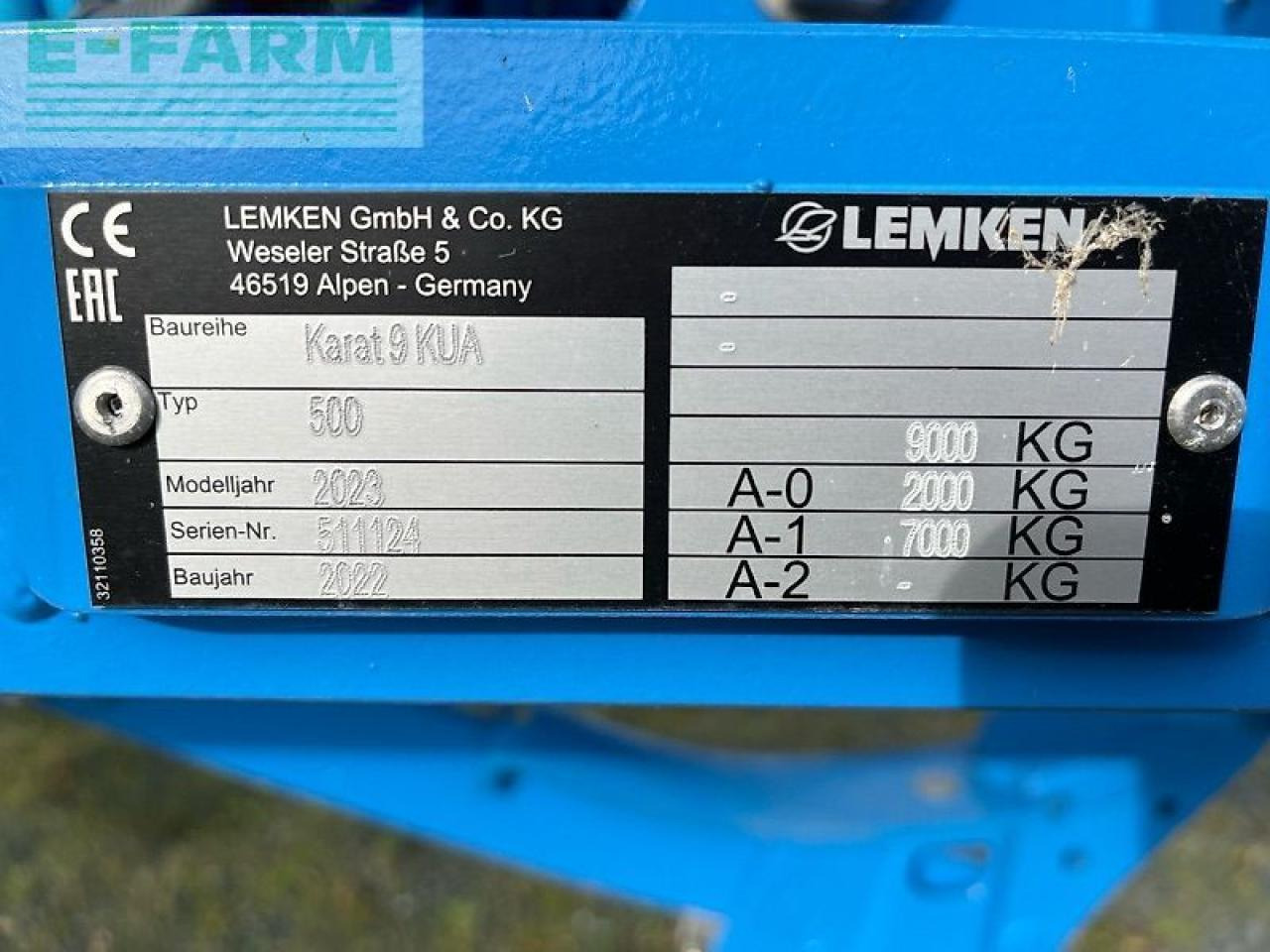 Культиватор Lemken karat 9/500 kua: фото 9