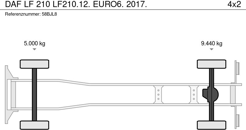 DAF LF 210 LF210.12. EURO6. 2017. лизинг DAF LF 210 LF210.12. EURO6. 2017.: фото 19