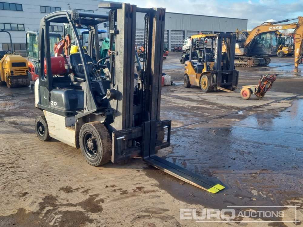 Вилочный погрузчик 2016 UniCarriers U1D2A20LH Gas Forklift, 3 Stage Free Lift Mast, Side Shift, Forks: фото 7